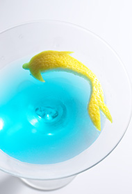 Blue Dolphin Martini